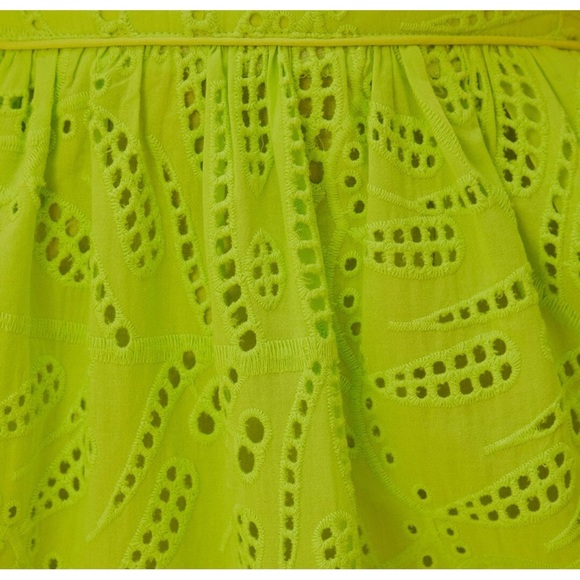 Farm Rio Green Monstera Eyelet Maxi Skirt - Picture 7 of 10